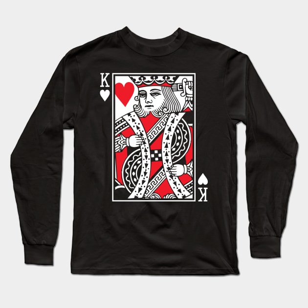 King Of Hearts halloween couple Long Sleeve T-Shirt by ChattanoogaTshirt